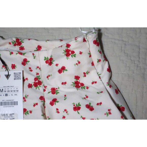 ZARA floral pleated skirt NWT - Picture 5 of 6